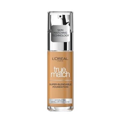 L’Oréal Paris True Match Foundation 8.W Golden Cappuccino - Natuurlijk Dekkende Foundation met Hyaluronzuur en SPF 17 - 30 ml