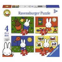 Ravensburger nijntje puzzel, 4in1 - thumbnail