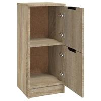 Dressoir 30x30x70 cm bewerkt hout sonoma eikenkleurig - thumbnail