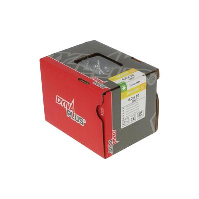Dynaplus houtbouwschroef verzinkt tellerkop voldraad +snijpunt torx tx20 4.0x50 | 200 stuks - 0286.01.25901 Dynaplus houtbouwschroef verzinkt tellerkop voldraad +snijpunt torx tx20 4.0x50 | 200 stuks - 0286.01.25901