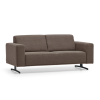 2,5-Zitsbank Sevilla Bruin Stof - thumbnail