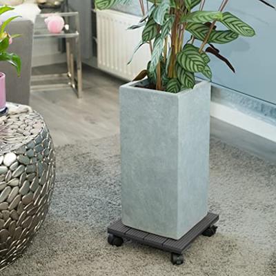 Nature planttrolley antraciet 30 cm vierkant