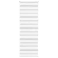 VidaXL Zebra rolgordijn 85x200 cm stofbreedte 80,9 cm polyester wit - thumbnail
