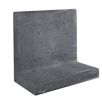 L-element zwart 50x40 voet 30 cm Gardenlux - Gardenlux