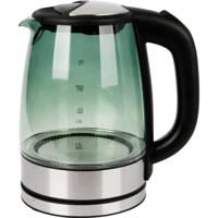 EMERIO WK-119988.8 Waterkoker BPA-vrij, Onbreekbaar, Oververhittingsbeveiliging Aantal/Volume: 1.7 l RVS, Zwart, Glas - thumbnail