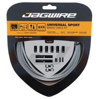 JAGWIRE Universal sport brake kit - braided white - thumbnail