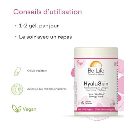 Be-Life Hyaluskin 60 Capsules