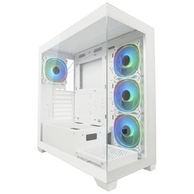LC-Power LC-715W-ON computerbehuizing Midi Tower Wit LC-Power LC-715W-ON computerbehuizing Midi Tower Wit