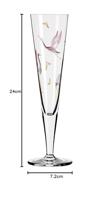 Ritzenhoff Champus Champagneglas Goldnacht 1015 0,2l - thumbnail
