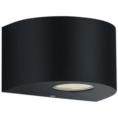 LED Tuinlamp Wandverlichting 4W Mat Zwart Kunststof