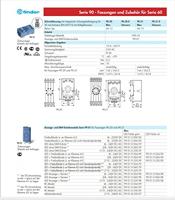 Finder 90.21 Relaissocket Finder 88.02 1 stuk(s) - thumbnail