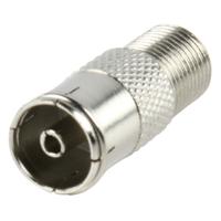 F-connector socket naar coax socket adapter. - thumbnail