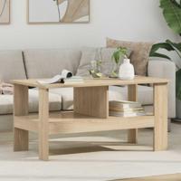 Salontafel Sonoma Eiken 90 x 50 x 45 cm Bewerkt hout - thumbnail