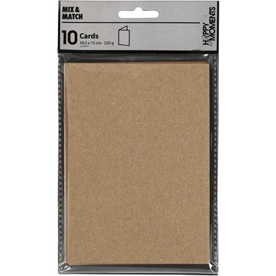 Creativ Company Kaarten naturel 10,5x15cm, 10st.