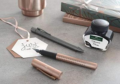 Faber Castell FC-140947 Vulpen Faber-Castell Grip Antraciet F - thumbnail