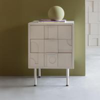 ZILT Nachtkastje 'Tawna' MDF, Met 3 laden - thumbnail