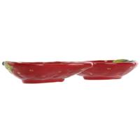 Snackdienblad Home ESPRIT Rood Modern 26 x 12,5 x 3,5 cm - thumbnail