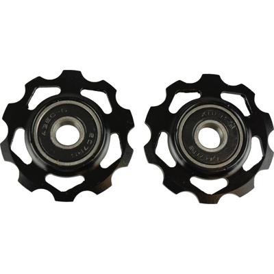 VWP set derailleurwieltjes alu 10t. comp. sh/ca/sram pul-02