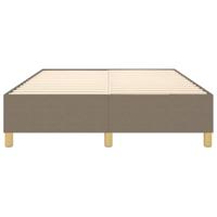 Boxspringframe stof taupe 140x190 cm - thumbnail