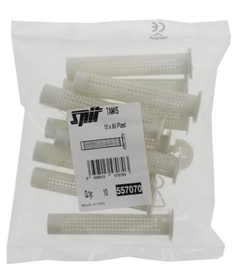 Spit zeef plastic M8/M10 dia 15x85mm Spit zeef plastic M8/M10 dia 15x85mm