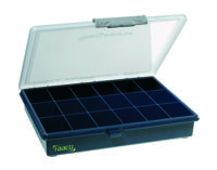 raaco Assorter 5-18 Assortimentsdoos (l x b x h) 240 x 195 x 43 mm Aantal vakken: 18 Vaste onderverdeling Inhoud 1 stuk(s) - thumbnail
