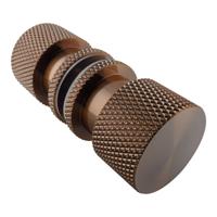 BRAUER Handgreep enkelpunts model B Carving tbv glazen deuren PVD koper geborsteld - thumbnail