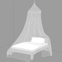 Gardigo Klamboe (b x h) 12500 mm x 2500 mm Wit 1 stuk(s) - thumbnail