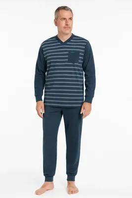 Gentlemen heren pyjama Warme Dikke Tricot - Double jersey