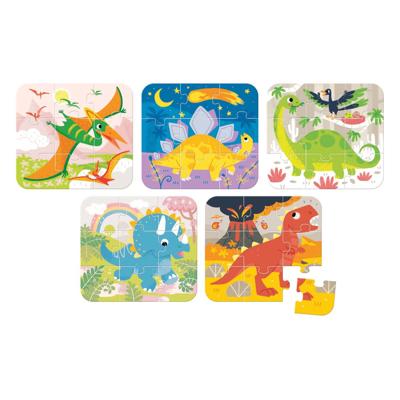 Banana Panda - on-the-go puzzel dinosaurus - 16st. Banana Panda - on-the-go puzzel dinosaurus - 16st.