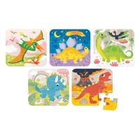 Banana Panda - on-the-go puzzel dinosaurus - 16st. - thumbnail