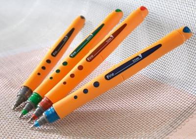 STABILO worker+ roller 0,5 mm etui van 4 stuks assorti