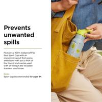 Klean Kanteen Kid Classic Narrow 355ml/12oz + Flip/Sportdop Thermosfles Launch Plan 355ml - thumbnail