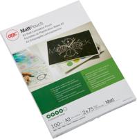GBC Matt lamineerhoes ft A3, 150 micron (2 x 75 micron), mat, pak van 100 stuks - thumbnail