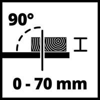 Einhell Akku-Tischkreissäge TE-TS 36/210 Li - Solo Accu-tafelcirkelzaag 210 mm - thumbnail