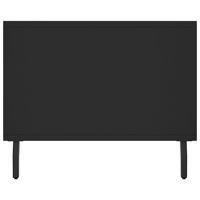 Salontafel 102x50x40 cm bewerkt hout zwart - thumbnail