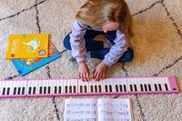 Carry-On Folding Piano Pink opvouwbare piano 88 toetsen - thumbnail