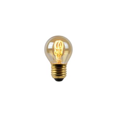 Lucide G45 - Filament lamp - Ø 4,5 cm - LED Dimb. - E27 - 1x3W 2200K - Amber Lucide G45 - Filament lamp - Ø 4,5 cm - LED Dimb. - E27 - 1x3W 2200K - Amber