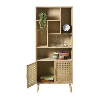 Vakkenkast Java met deuren - bruin - 170x70x33.5 cm