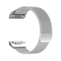 Fitbit Ionic Milanese bandje - Maat: Small - Zilver - thumbnail