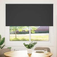 VidaXL Rolgordijn verduisterend 145x175 cm stofbreedte 141,6 cm zwart - thumbnail