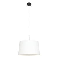 Steinhauer Hanglamp Sparkled light 8190 zwart kap linnen wit - thumbnail