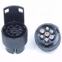 Stekker fietsdrager 7 > 13 polig k/m - thumbnail