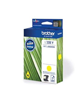 Originele inkt cartridge Brother LC22EY Geel