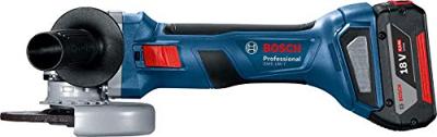 Bosch Blauw GWS 18V-7 Professional 18V Accu Haakse slijpmachine | 4.0Ah accu&apos;s - 06019H9005 - thumbnail