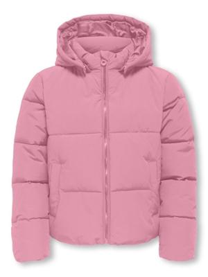 Kids ONLY winter winterjas meisjes - roze - puffer - Kogmalia