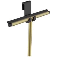 Wiesbaden Alonzo Raamwisser met Flexibele Glashaak - Geborsteld Messing - thumbnail