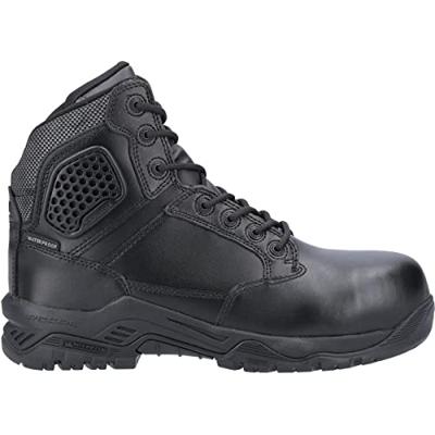 Magnum M801550 Strike Force 6.0 Leather Composite Toe & Plate Waterproof Side Zip - Black - 41H