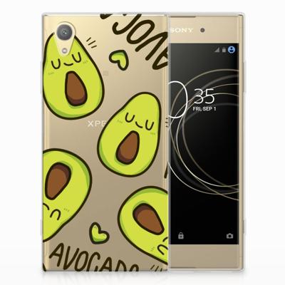 Sony Xperia XA1 Plus Telefoonhoesje met Naam Avocado Singing Sony Xperia XA1 Plus Telefoonhoesje met Naam Avocado Singing