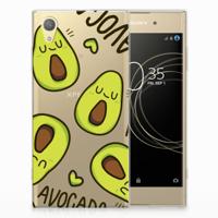 Sony Xperia XA1 Plus Telefoonhoesje met Naam Avocado Singing - thumbnail