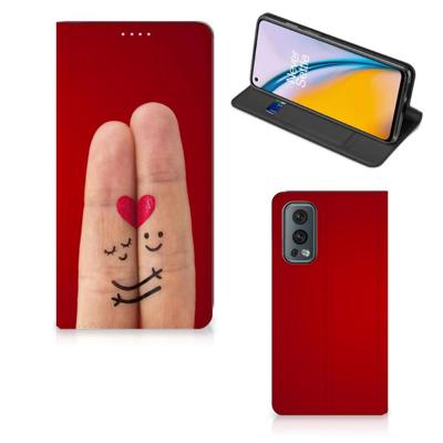 OnePlus Nord 2 5G Hippe | Standcase | Liefde - Origineel Romantisch Cadeau